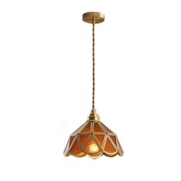 Designer Touch Decorative Retro Glass Pendant Light Japanese Style Glass Ceiling Light