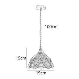 Designer Touch Decorative Retro Glass Pendant Light Japanese Style Glass Ceiling Light