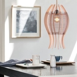 Designer Touch Decorative DIY Nordic Wood Fish Pendant Light