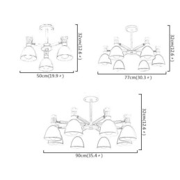 Designer Touch Decorative Nordic Macaron Pendant Light Creative Wood Chandelier