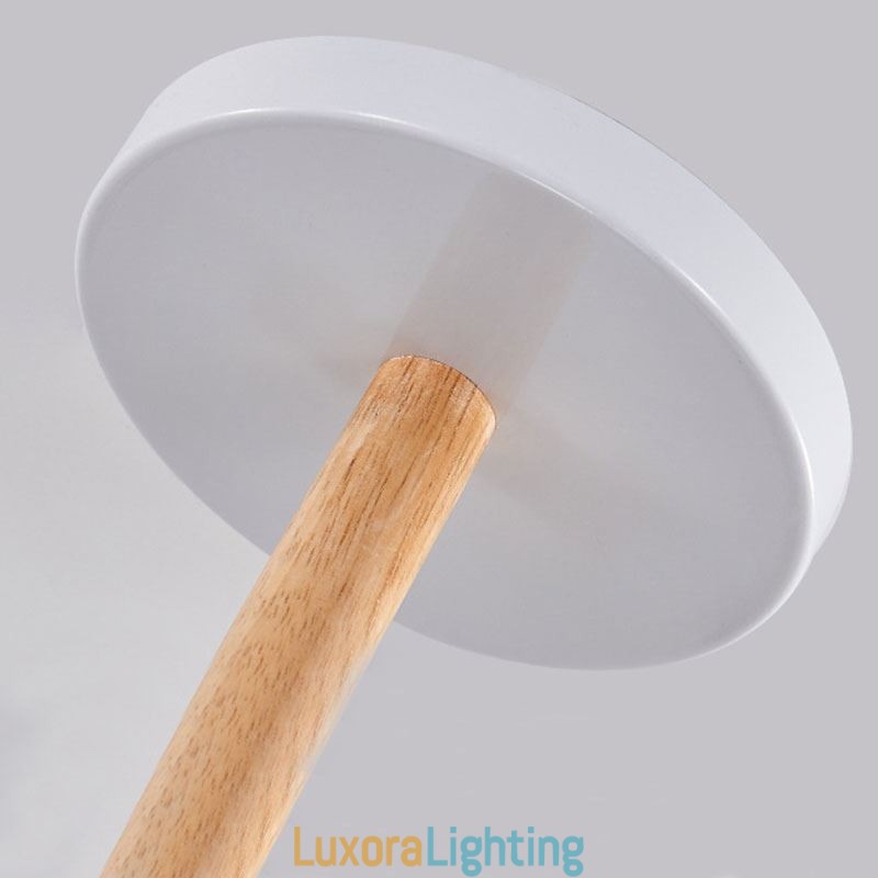 Designer Touch Decorative Nordic Macaron Pendant Light Creative Wood Chandelier