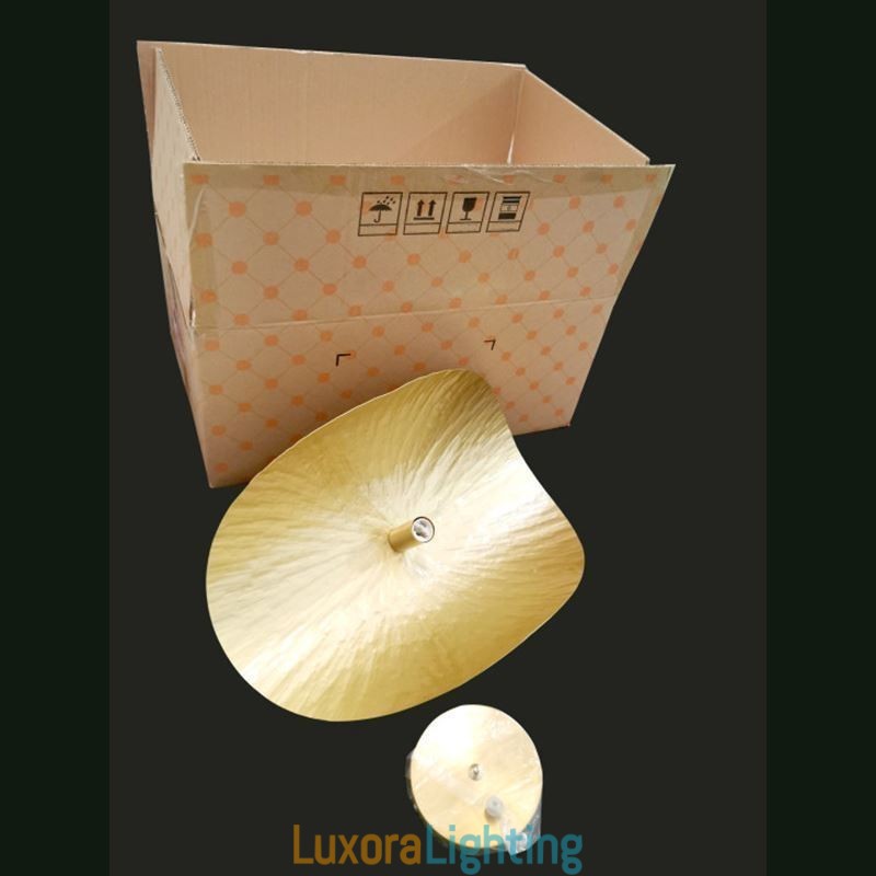 Designer Touch Decorative Brass Pendant Light Modern Minimalist Lotus Leaf Ceiling Light