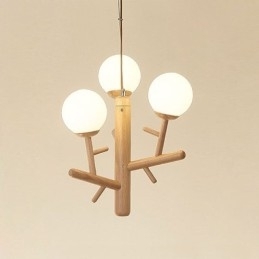 Designer Touch Decorative Nordic Creative Wooden Pendant Light