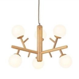 Designer Touch Decorative Nordic Creative Wooden Pendant Light