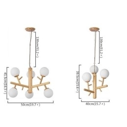 Designer Touch Decorative Nordic Creative Wooden Pendant Light