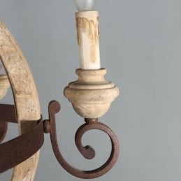 Designer Touch Decorative Wood Pendant Light Nordic Retro Ceiling Light