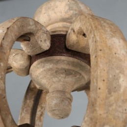 Designer Touch Decorative Wood Pendant Light Nordic Retro Ceiling Light