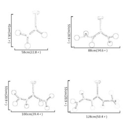 Designer Touch Decorative Nordic Magic Bean Pendant Light Creative Wooden Lighting