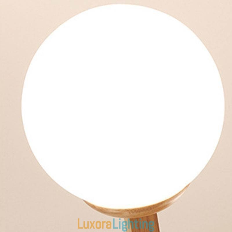 Designer Touch Decorative Nordic Magic Bean Pendant Light Creative Wooden Light Fitting