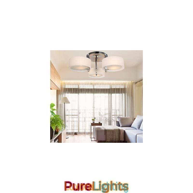 Designer Touch Decorative Chandelier Modern Living 3 Lights