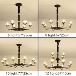 Designer Touch Decorative Modern Crystal Pendant Light Elegant Crystal Chandelier