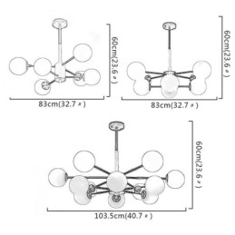 Designer Touch Decorative Magic Bean Pendant Light Creative Nordic Wooden Light Fitting