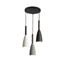 Designer Touch Decorative Modern Simple Pendant Light Three Lights Creative Aluminum Art Light Fixture Cafe