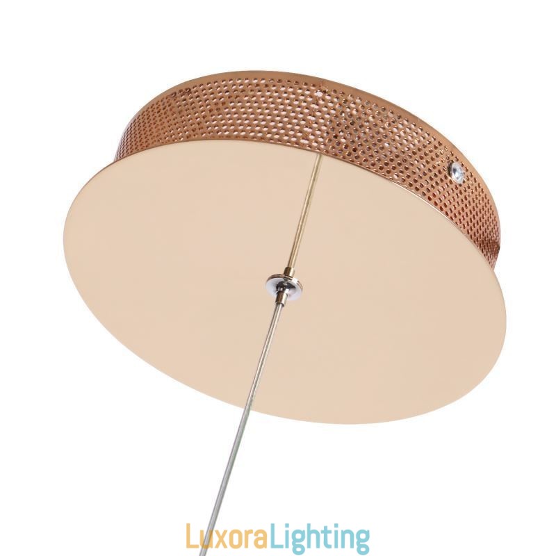 Designer Touch Decorative Modern Minimalist Pendant Lamp Unique Circular Twist Light Fixture Island