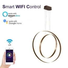 Designer Touch Decorative Nordic Pendant Light Acrylic Ring Shape Pendant Light