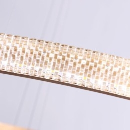 Designer Touch Decorative Modern Pendant Light Acrylic 3 Rings Lamp 80+60+40cm