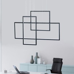 Designer Touch Decorative Nordic Pendant Light Geometric Square Pendant Light