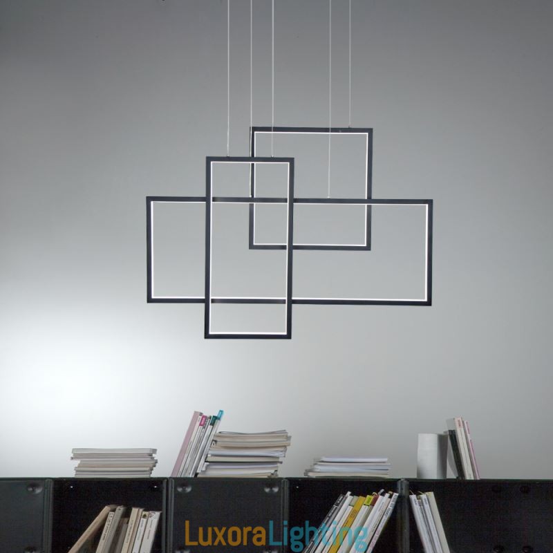 Designer Touch Decorative Nordic Pendant Light Geometric Square Pendant Light