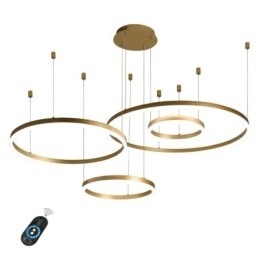 Designer Touch Decorative Postmodern Pendant Light Acrylic Ring Shape Pendant Light