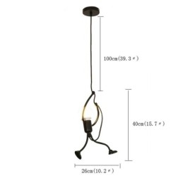 Designer Touch Decorative Modern Simple Pendant Light Little Man Shape Lamp Creative Light