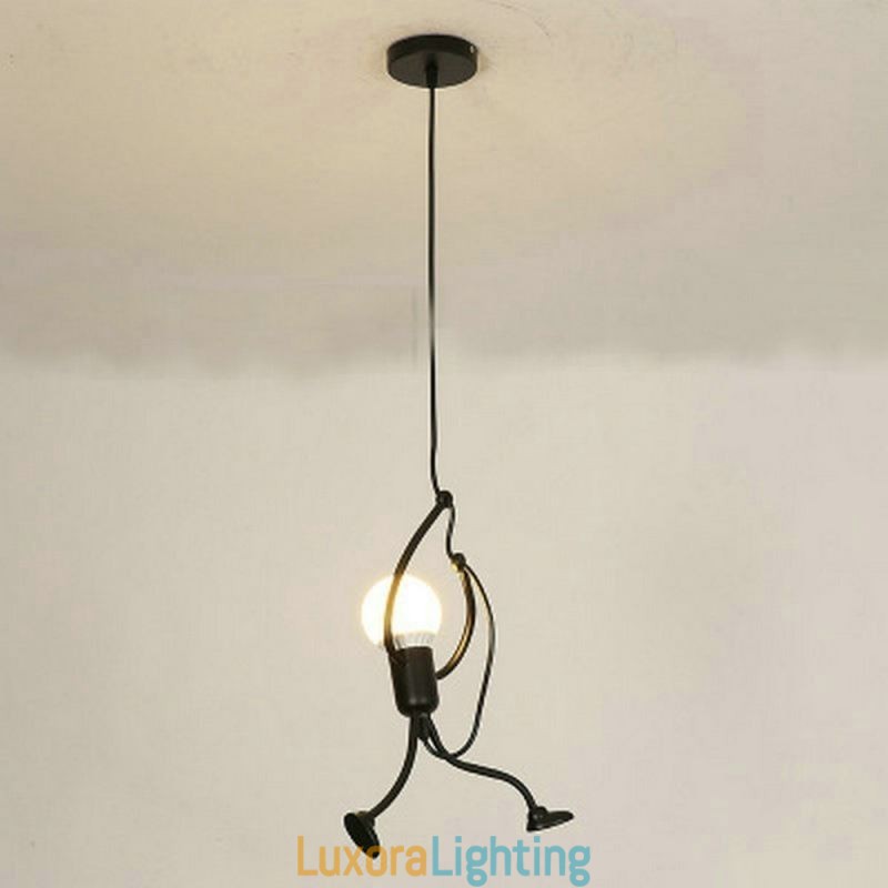 Designer Touch Decorative Modern Simple Pendant Light Little Man Shape Lamp Creative Light
