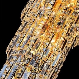 Designer Touch Decorative European Long Pendant Crystal Chandelier