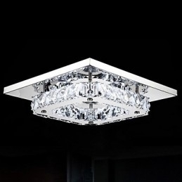 Designer Touch Decorative Modern Contemporary Electroplated Metal Flush Mount