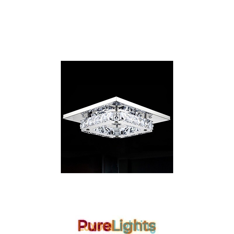 Designer Touch Decorative Modern Contemporary Electroplated Metal Flush Mount