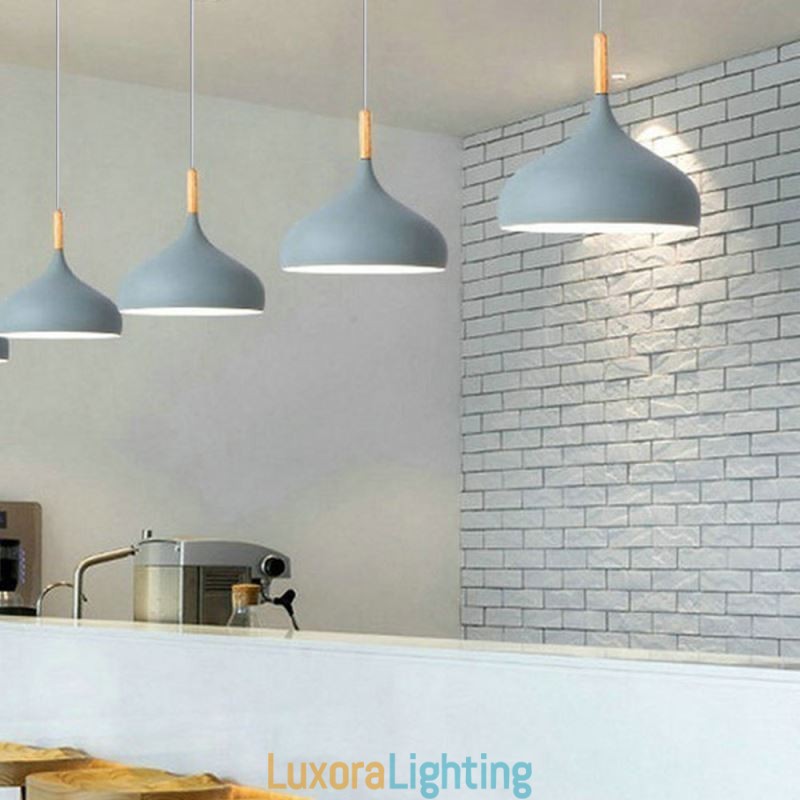 Designer Touch Decorative Modern Pendant Light Aluminum Macaron Lamp Home Adjustable Light