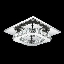 Designer Touch Decorative Modern Contemporary Electroplated Metal Flush Mount