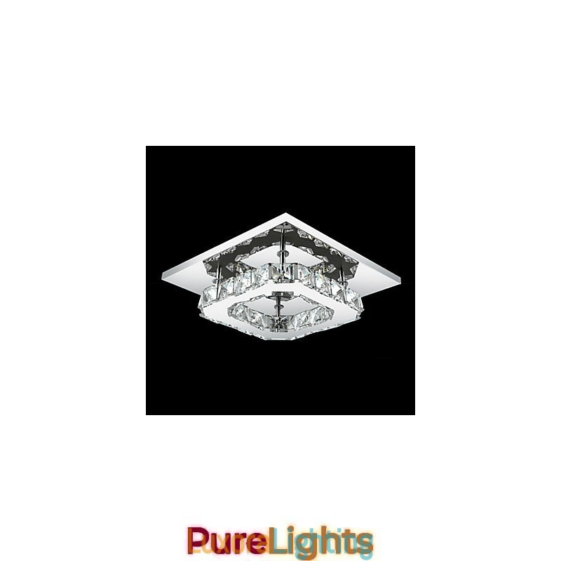 Designer Touch Decorative Modern Contemporary Electroplated Metal Flush Mount