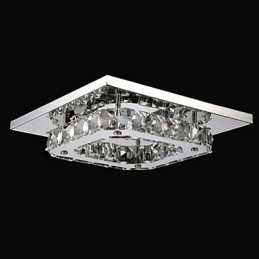 Designer Touch Decorative Modern Contemporary Electroplated Metal Flush Mount