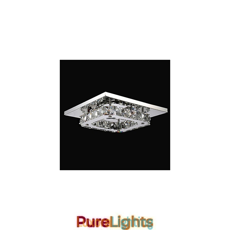 Designer Touch Decorative Modern Contemporary Electroplated Metal Flush Mount