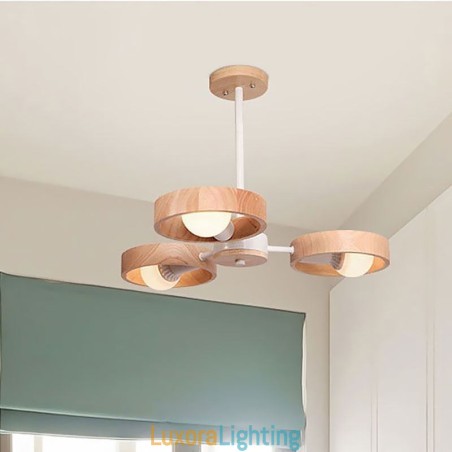 Designer Touch Decorative Nordic Unique Wood Pendant Light