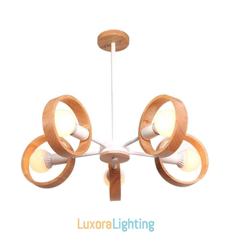Designer Touch Decorative Nordic Unique Wood Pendant Light