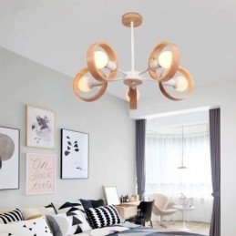 Designer Touch Decorative Nordic Unique Wood Pendant Light