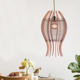 Designer Touch Decorative DIY Nordic Wood Fish Pendant Light