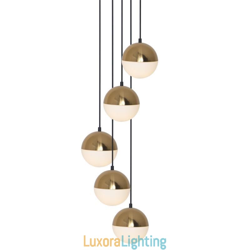 Designer Touch Decorative Nordic Cluster Pendant Light Creative Circle Shape Lamp Lighting