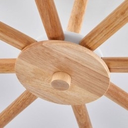 Designer Touch Decorative Nordic Macaron Pendant Light Creative Wood Chandelier