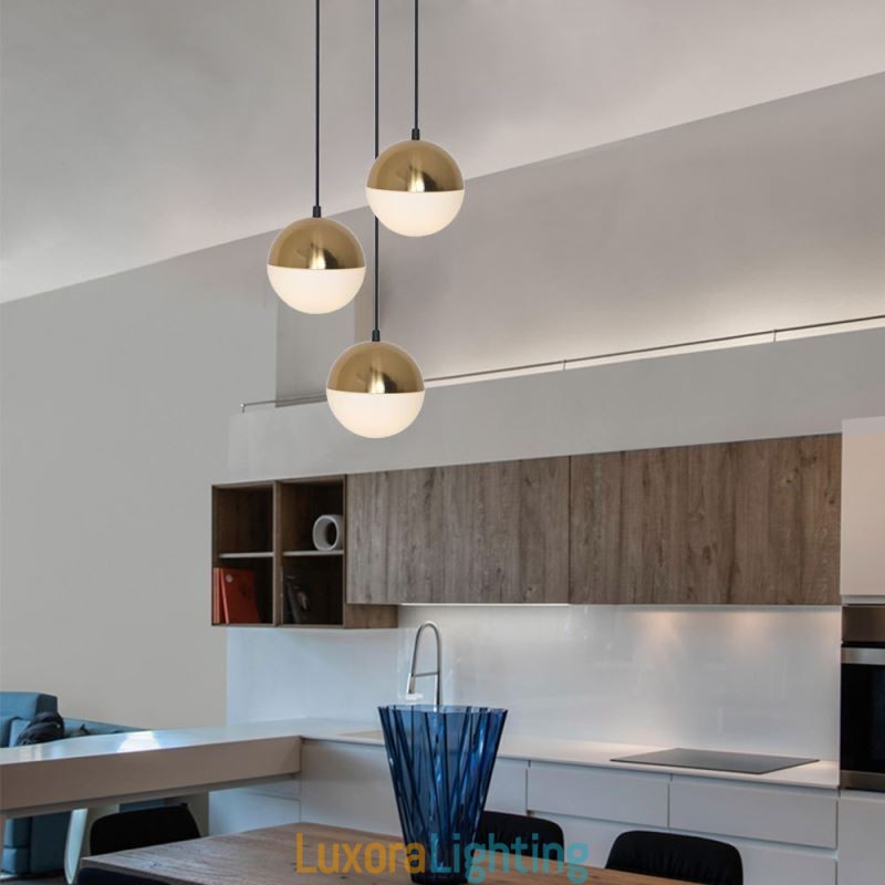 Designer Touch Decorative Nordic Ball Cluster Pendant Light Modern Creative Round Shape Lamp Lighting