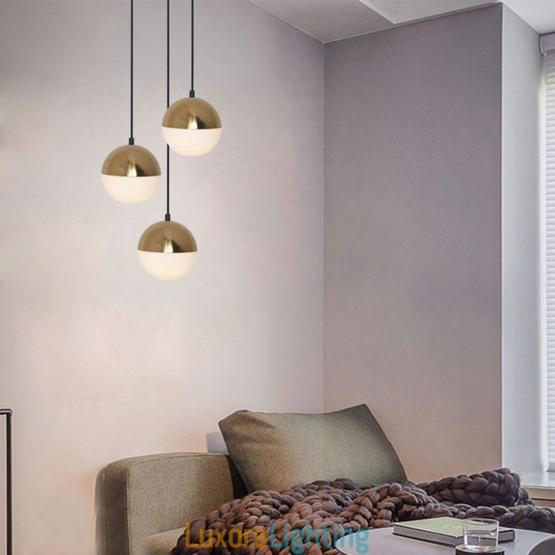 Designer Touch Decorative Nordic Ball Cluster Pendant Light Modern Creative Round Shape Lamp Lighting