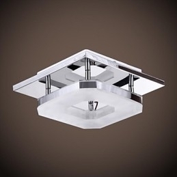 Designer Touch Decorative Acrylic Flush Mount 1 light Modern Acrylic Electroplating Stainless Steel