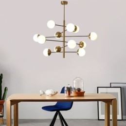 Designer Touch Decorative Contemporary Pendant Light Magic Bean Sputnik Chandelier Lamp