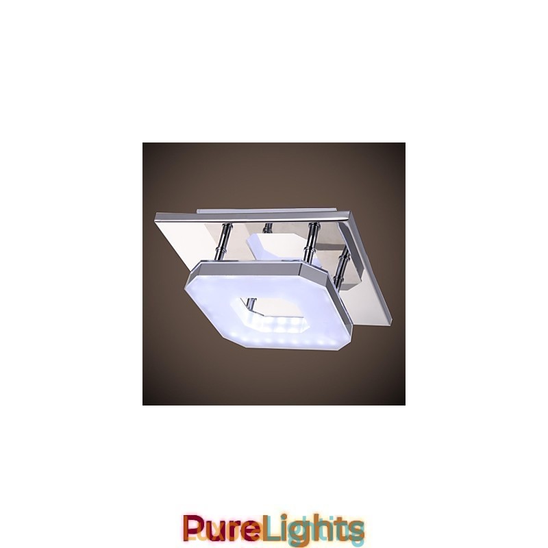 Designer Touch Decorative Acrylic Flush Mount 1 light Modern Acrylic Electroplating Stainless Steel