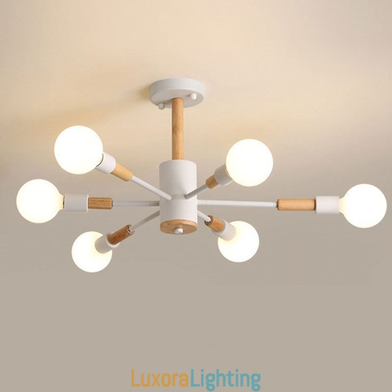 Designer Touch Decorative Nordic Pendant Light Creative Magic Bean Log Pendant Light