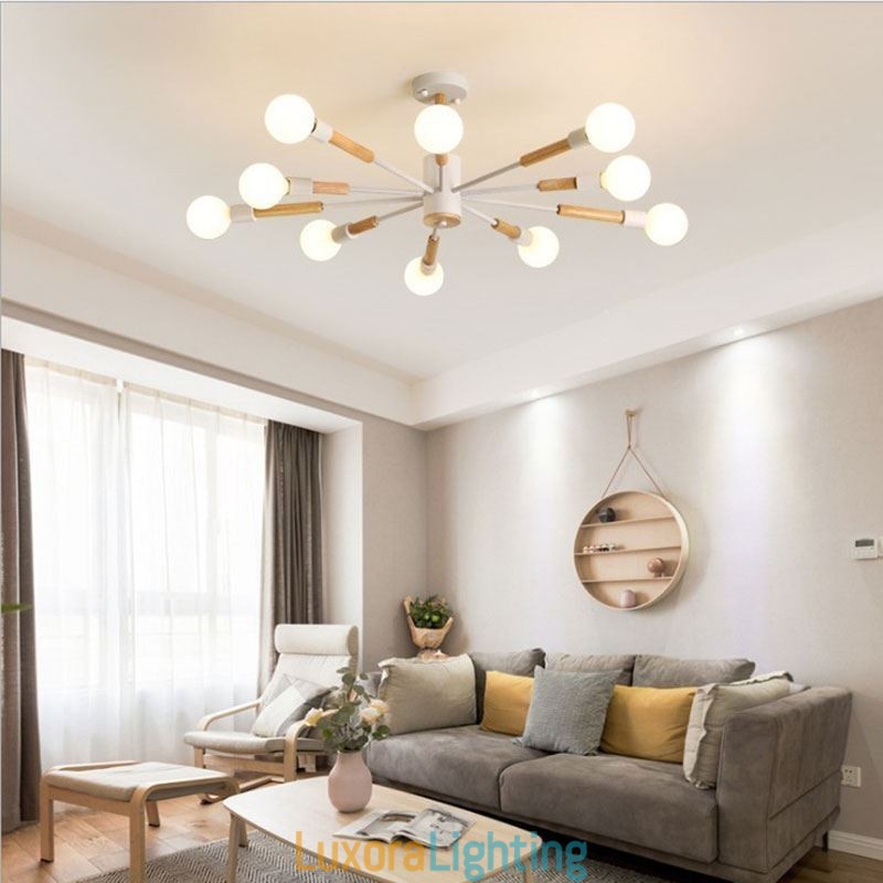 Designer Touch Decorative Nordic Pendant Light Creative Magic Bean Log Pendant Light