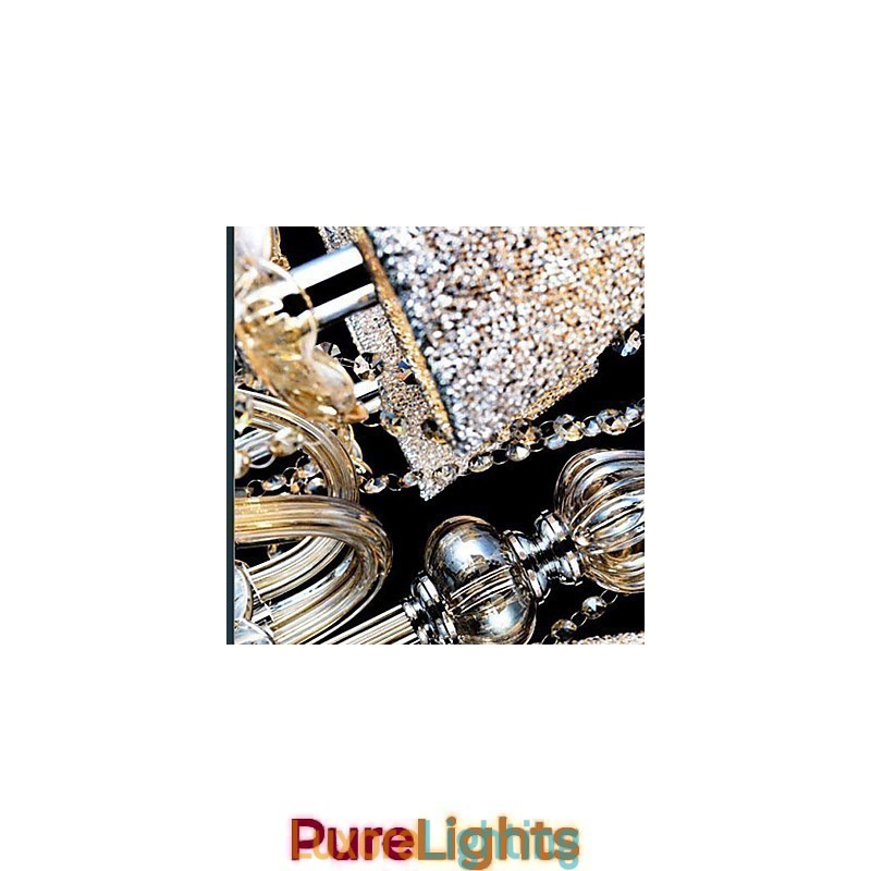 Designer Touch Decorative Modern Contemporary Classic Vintage Crystal Electroplated Glass Chandelier