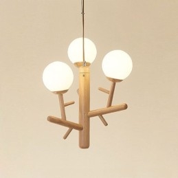 Designer Touch Decorative Nordic Creative Wooden Pendant Light