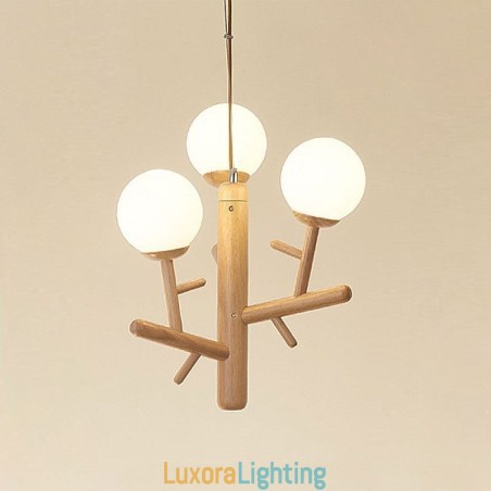 Designer Touch Decorative Nordic Creative Wooden Pendant Light