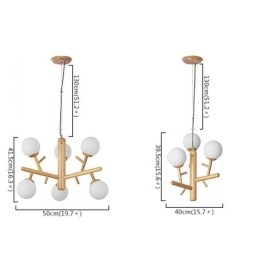 Designer Touch Decorative Nordic Creative Wooden Pendant Light